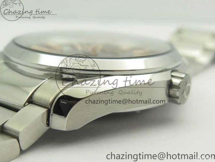 0224 FlexibleFit Aqua Terra 150M SS VSF 1:1 Best Edition Black Wave Textured Dial RG Hand on SS Bracelet A8500 Super Clone 8032